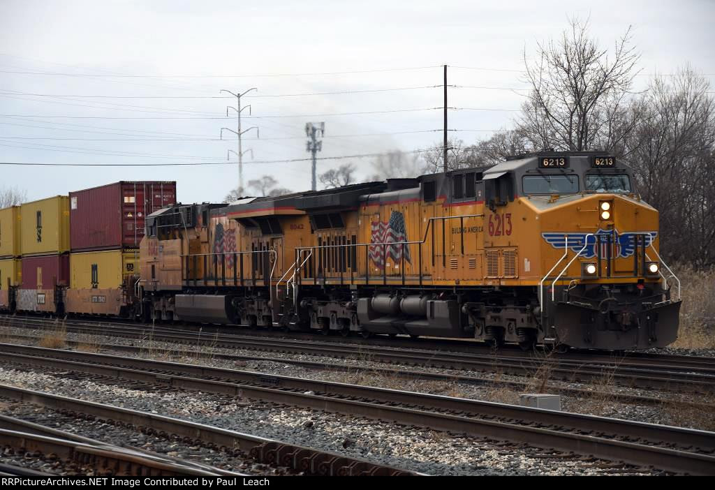 Eastbound stack train